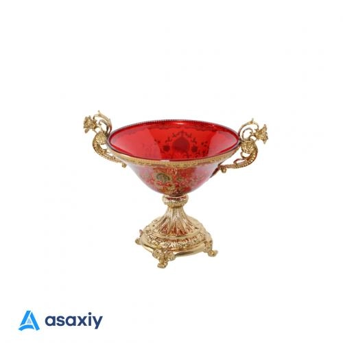 Karosa meva va konfet idishlari to‘plami (qizil)  sotib olish