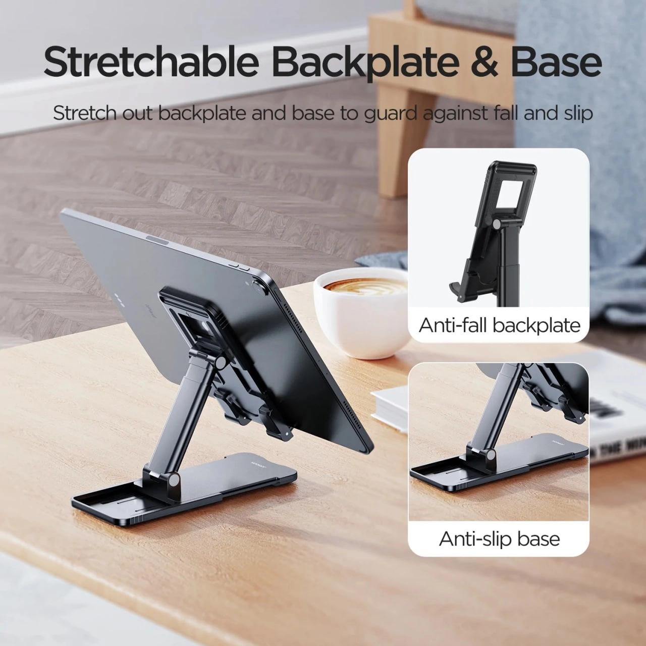 Telefonlar va Planshetlar uchun Joyroom Foldable Stand(JR-ZS303), Black narxi