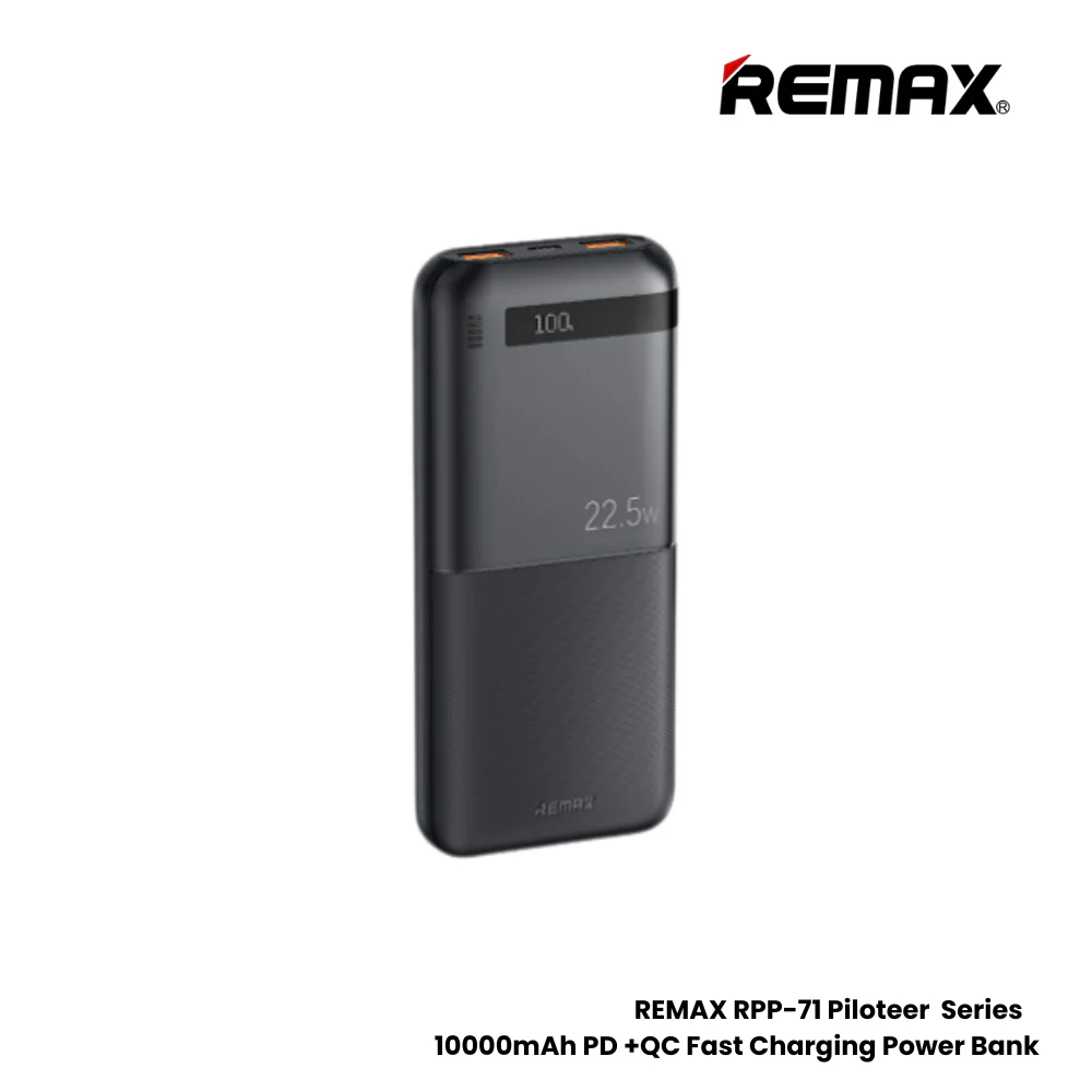 Tashqi batareya Remax RPP-71 10000mAh, qora sotib olish