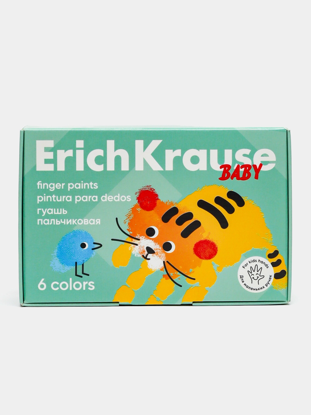 Aloe Vera qo&lsquo;shilgan ErichKrause Baby barmoq bo&lsquo;yoqlari, 6 rangli sotib olish