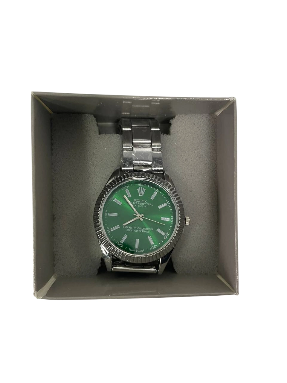 Rolex replika yashil soati onlayn