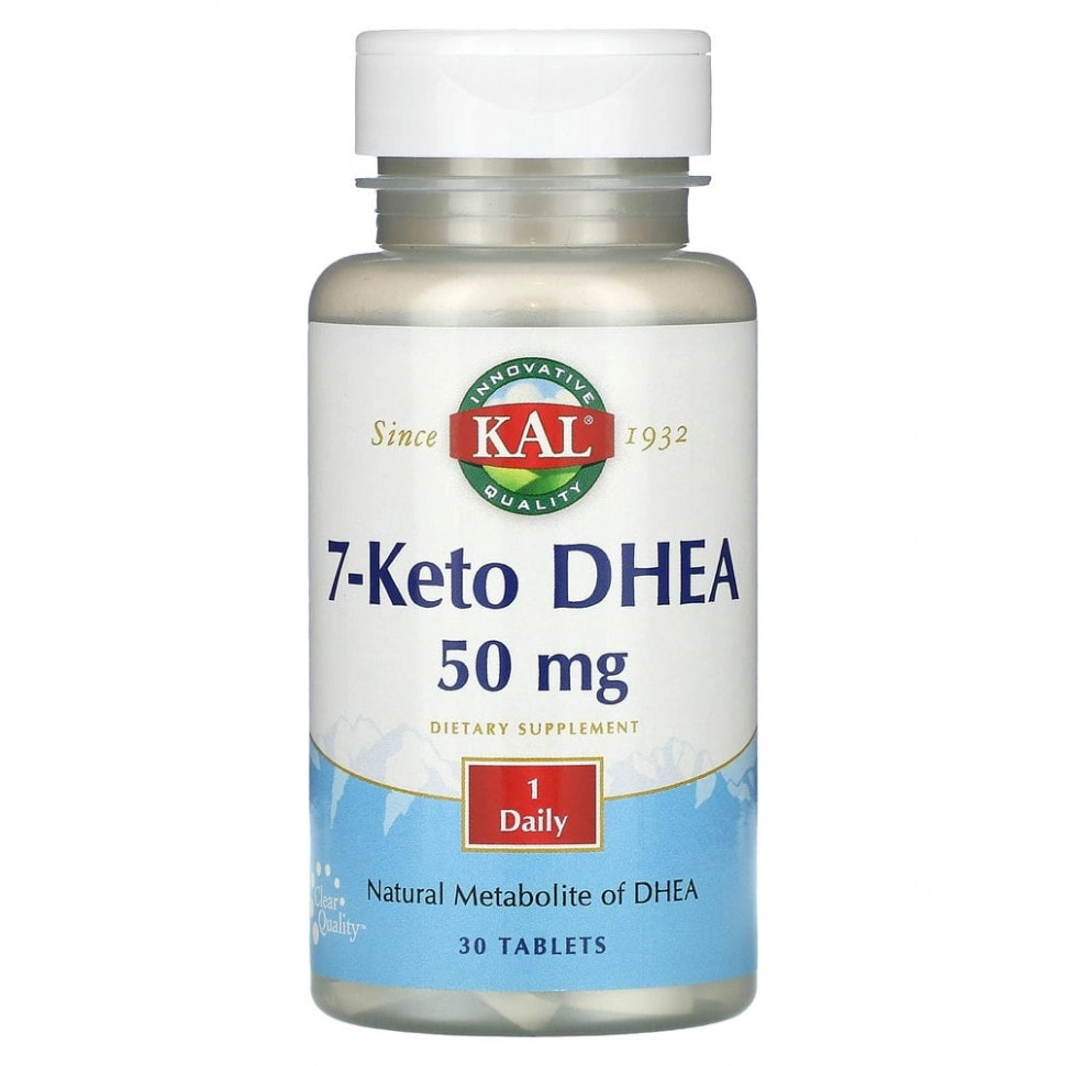 KAL 7-keto-DHEA 50 mg, 30 tabletka (57332) sotib olish