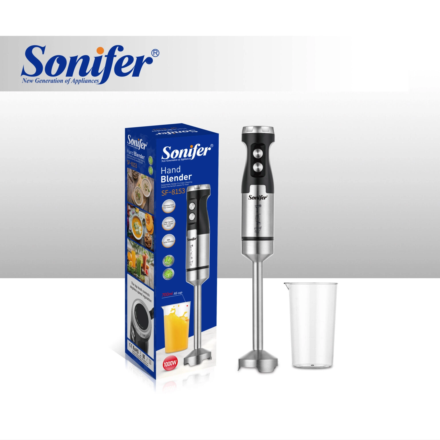 Blender Sonifer SF-8153 1000W Electric Blender arzon