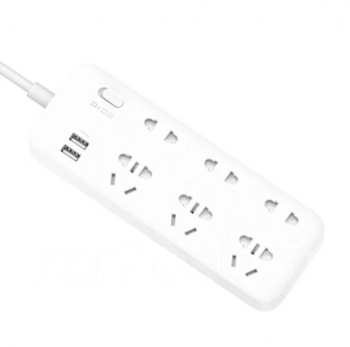 Удлинитель Xiaomi ZMI Power Strip Max 2500W (6 розеток, 1.8 м, 2 USB) White купить