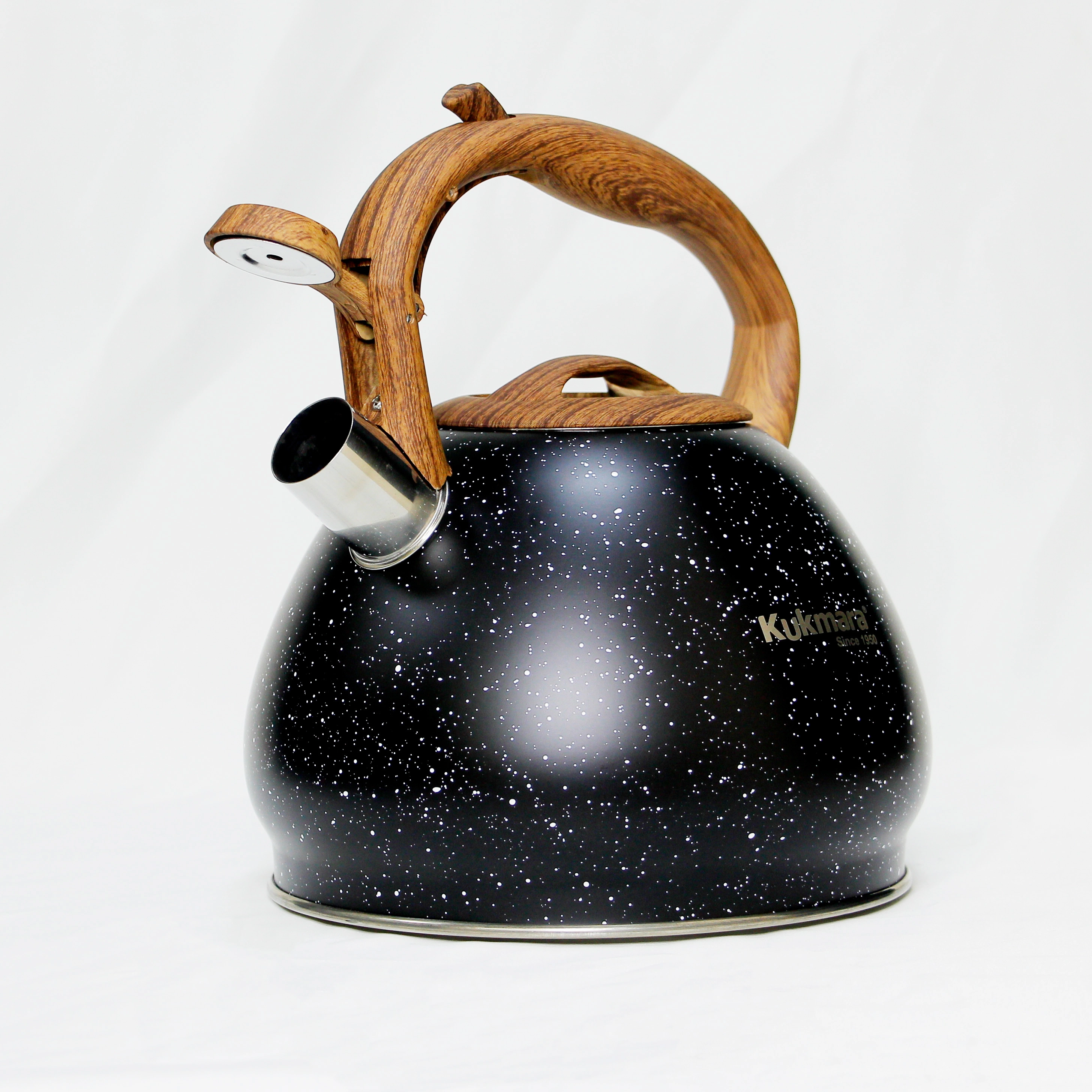 Чайник Kukmara 3 л из коррозионностойкой стали( тёмный Мрамор) в Узбекистане