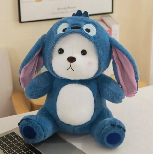 "Stich" ayiq kaputli 50 sm yumshoq o'yinchoq sotib olish