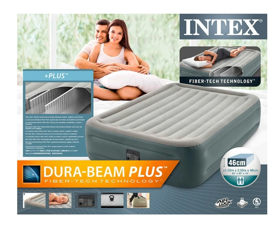Intex 64126 shishirilgan krovati onlayn