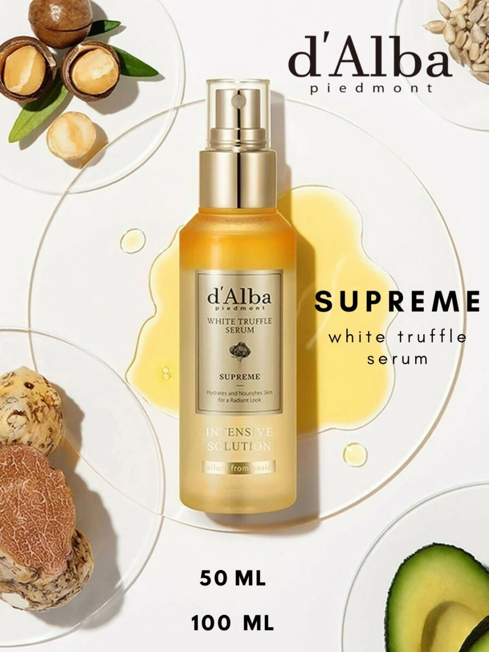 d  Alba piedmont white truffle  PRIME serum 100 ml  sivorotkasi sotib olish