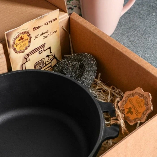 Maysternya T402 chugunli kastrulyasi, 3l onlayn