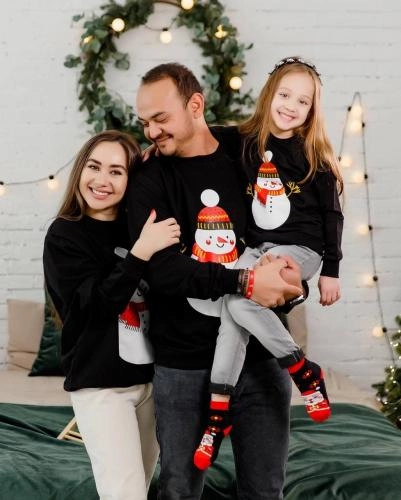 Свитшот длинный Ertex "Снеговик" (S-XL) в Узбекистане