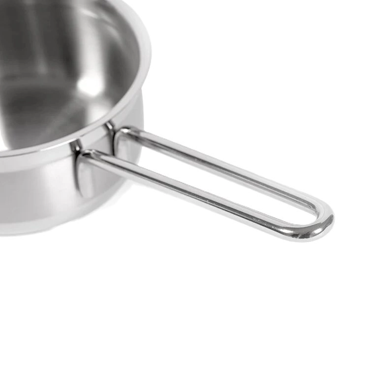 Кастрюля-соусник Alfa 14 см 1 л, нержавеющая сталь, многослойное капсульное дно (A1015) , Silver недорого