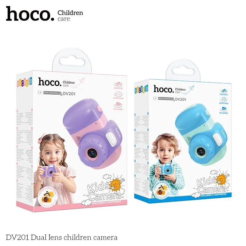 Hoco DV201 bolalar uchun moviy rangli fotokamera onlayn