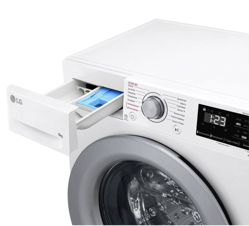 Стиральная машина LG F2V3FS4W 9 Кг рассрочка