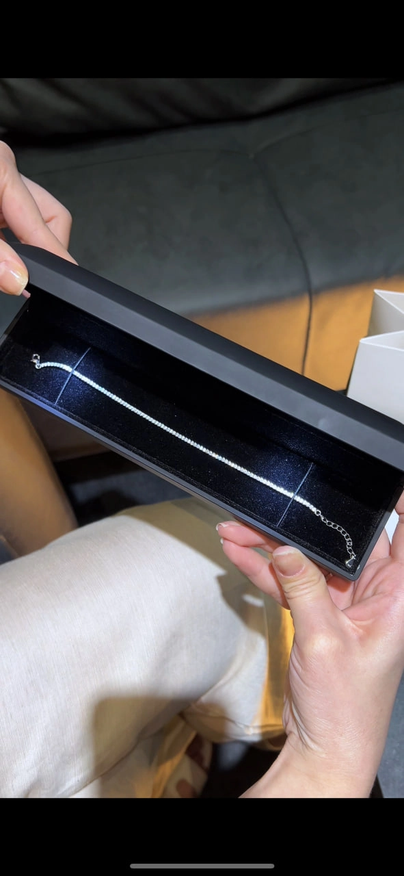 Серебряный браслет Sky line  (с коробкой)) купить