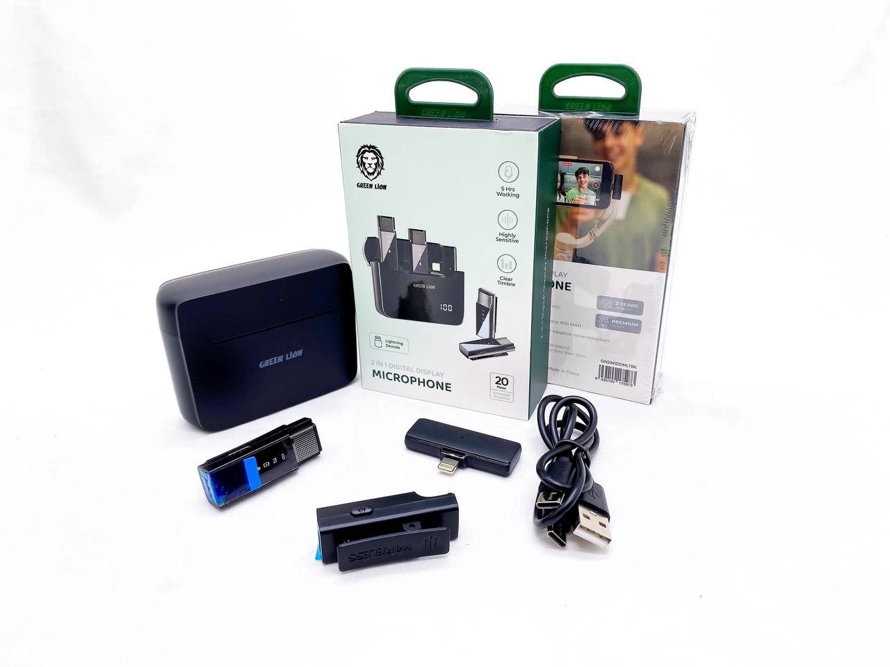 Green Digital Displey iPhone 2X1 mikrofoni O'zbekistonda