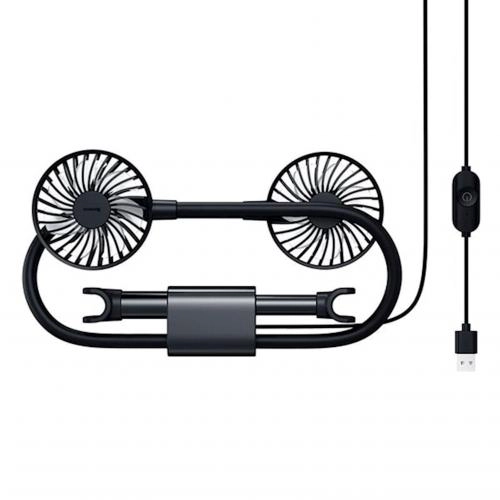 Baseus Blustery car dual fan (Black) avtomobil ventilyatori arzon