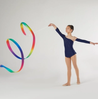 PoweGym A225 Badiiy gimnastika uchun lenta (6 m lenta, 58 sm tayoq) arzon