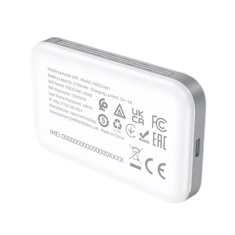 Hoco HI41 4G portativ Wi-Fi 6 routeri bo'lib to'lash