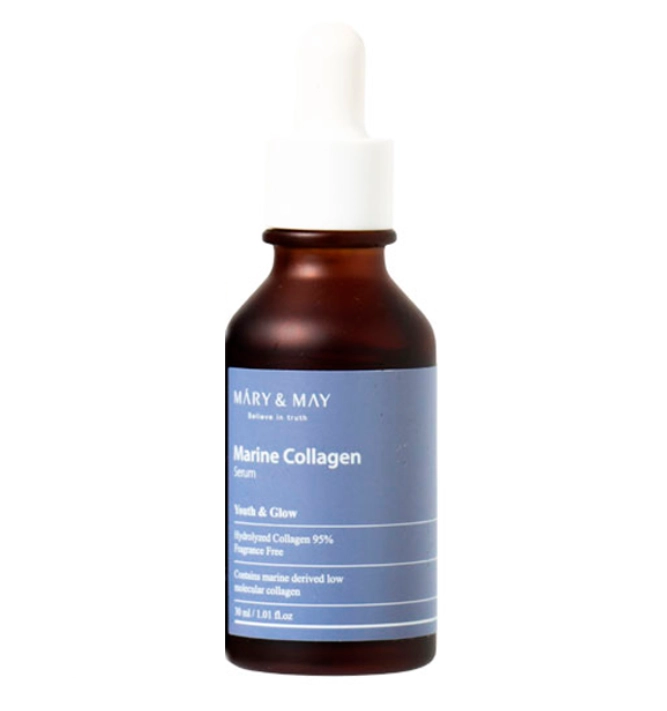 Антивозрастная ампула с 95% коллагена Mary&May Marine Collagen Serum купить