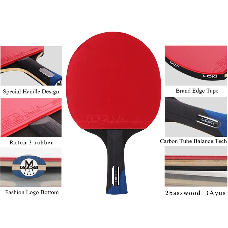 Ракетка Loki Carbon 4 звезд A507 PowerGym в Узбекистане