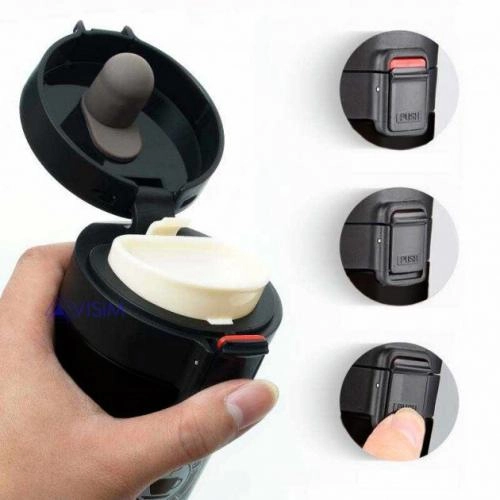 Термокружка из нержавеющей стали Coffee Cup Simple Style термос 500 мл (чёрный, фуксия, стальной, шоколад) доставка