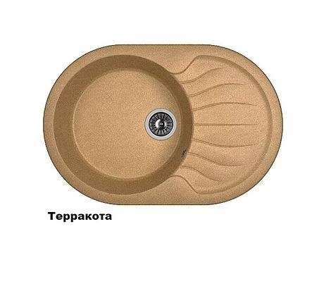 Кухонная мойка Dr. Gans "Берта 760" (Белый, Дюна, Латте, Серый, Терра, Терракота, Черный) цена