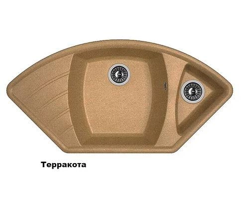 Кухонная мойка Dr. Gans "Габи" (Белый, Дюна, Латте, Серый, Терра, Терракота, Черный) цена
