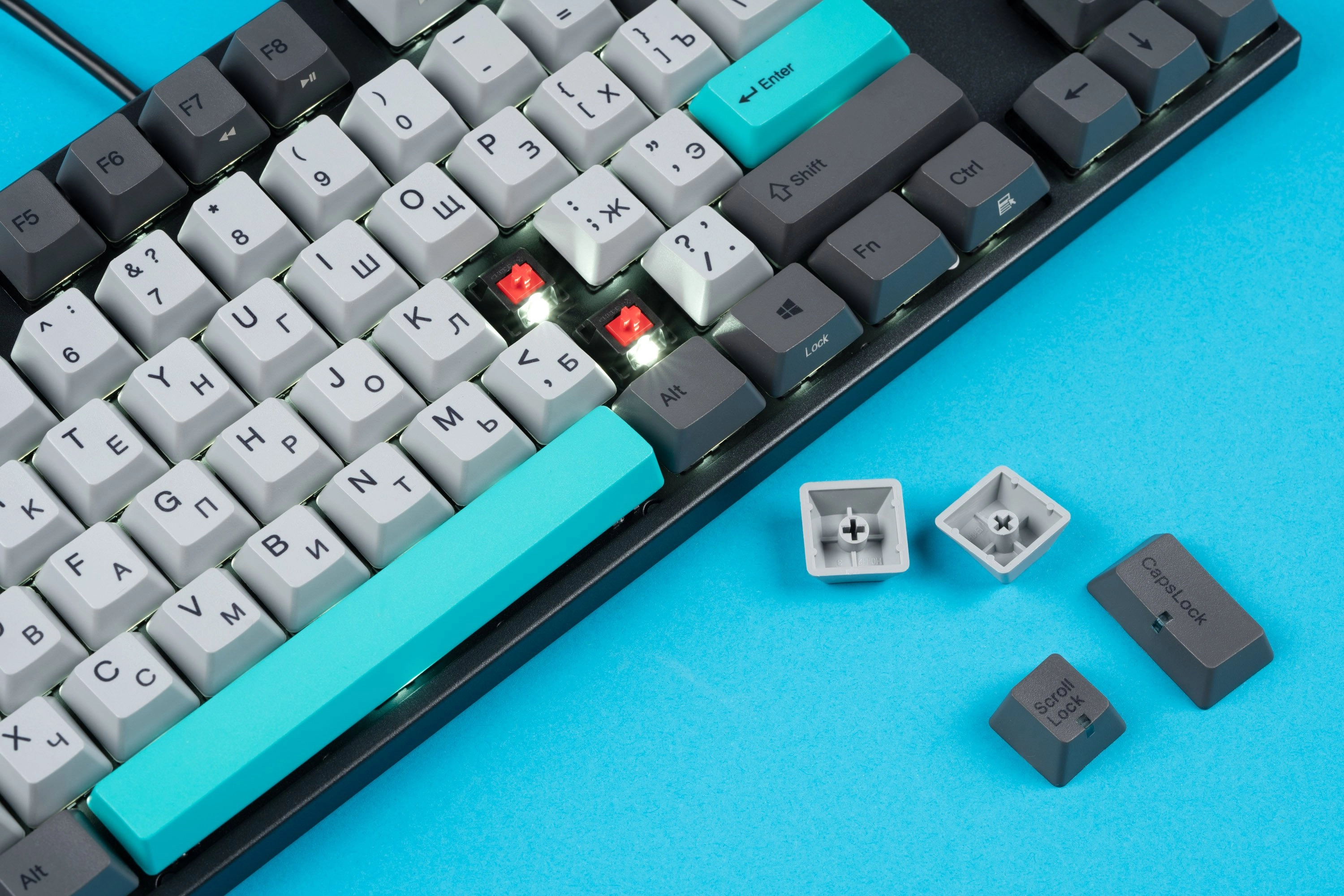 Клавиатура Varmilo VA87M Moonlight, Cherry MX Blue + коврик в подарок цена