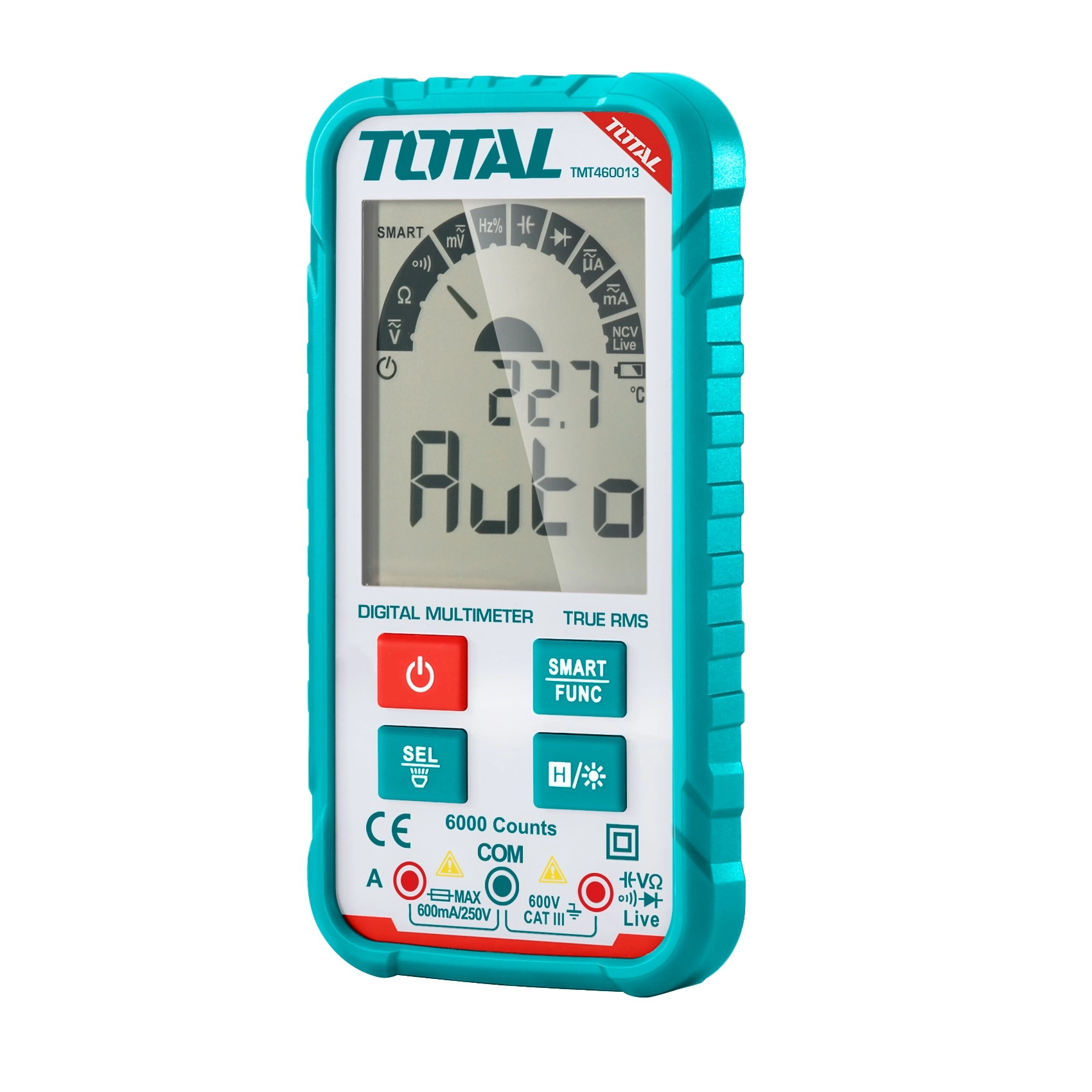 Цифровой мультиметр TOTAL TMT460013 - фото №2 Цифровой мультиметр TOTAL TMT460013 купить