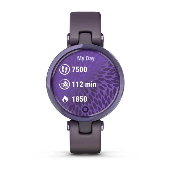 Смарт часы Garmin LILY Sport (безель цвета полночная орхидея, корпус темная орхидея и силиконовый ремешок) - фото №7 Смарт часы Garmin LILY Sport (безель цвета полночная орхидея, корпус темная орхидея и силиконовый ремешок) цена