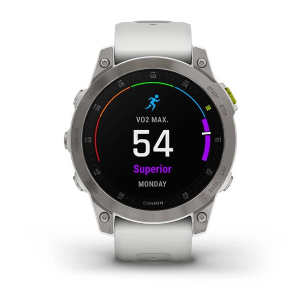 Смарт часы Garmin EPIX (Gen 2) Sapphire White titanium цена