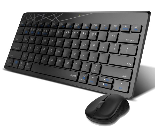 Rapoo 8000M Black klaviatura va sichqonchasi arzon