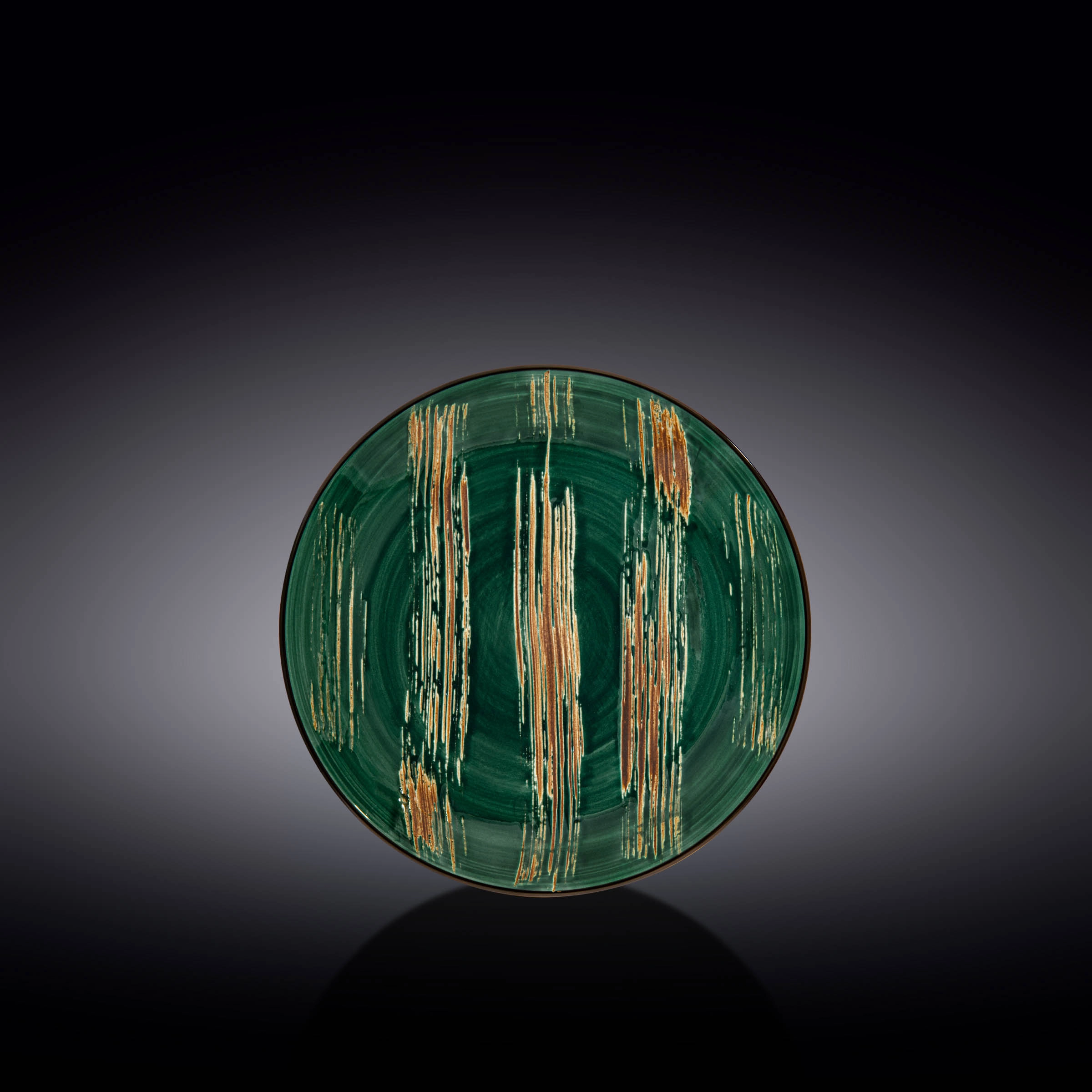 Тарелка круглая Wilmax 28см WL‑668516/A (Зеленый) купить