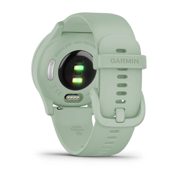 Garmin VIVOMOVE SPORT Cool Mint Case and Silicone Band with Silver Accents smart-soati narxi