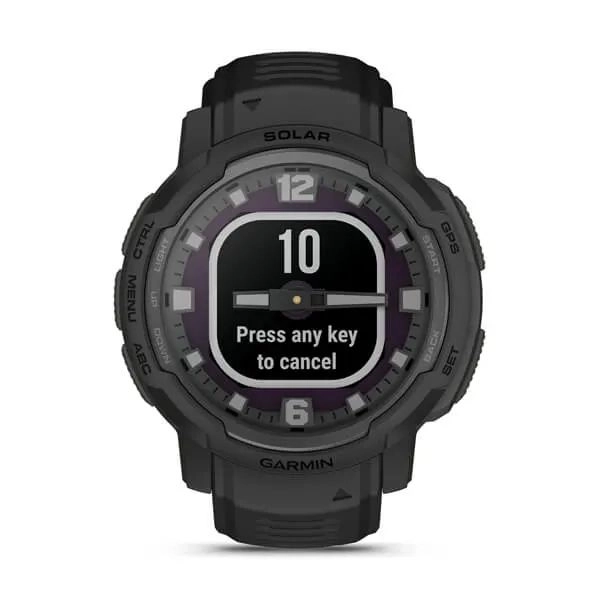 Смарт часы Garmin INSTINCT CROSSOVER SOLAR - Tactical Edition Black цена