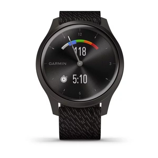 Garmin VIVOMOVE STYLE Gunmetal-Dark Gray Fabric smart-soati narxi