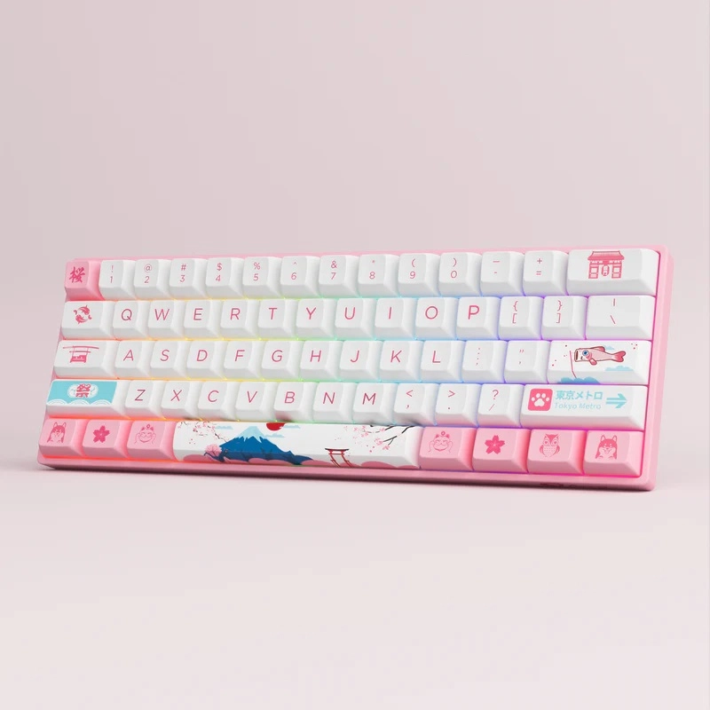 Клавиатура Akko A3061S World Tour Tokyo R2 RGB Hotswappable Cherry Profile Gateron Orange RGB - фото №7 Клавиатура Akko A3061S World Tour Tokyo R2 RGB Hotswappable Cherry Profile Gateron Orange RGB цена