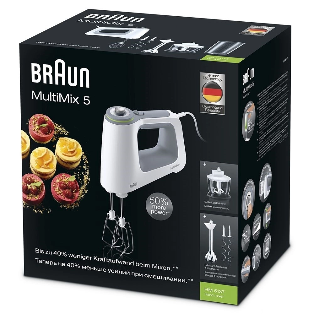 Миксер Braun HM 5137 WH MultiMix 5 цена