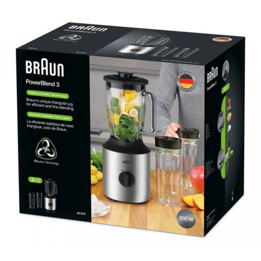 Блендер Braun PowerBlend JB3272SI - фото №7 Блендер Braun PowerBlend JB3272SI цена