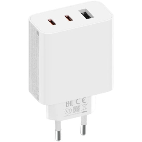 Зарядное устройство Xiaomi 67W GaN Charger 2C1A (EU) BHR7493EU белый купить