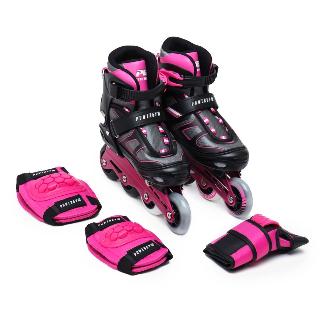 Роликовые Коньки PowerGym 835Q (pink) купить