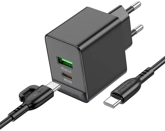 BOROFONE BAS14A USB-C to USB-C kabelli zaryadlash qurilmasi narxi