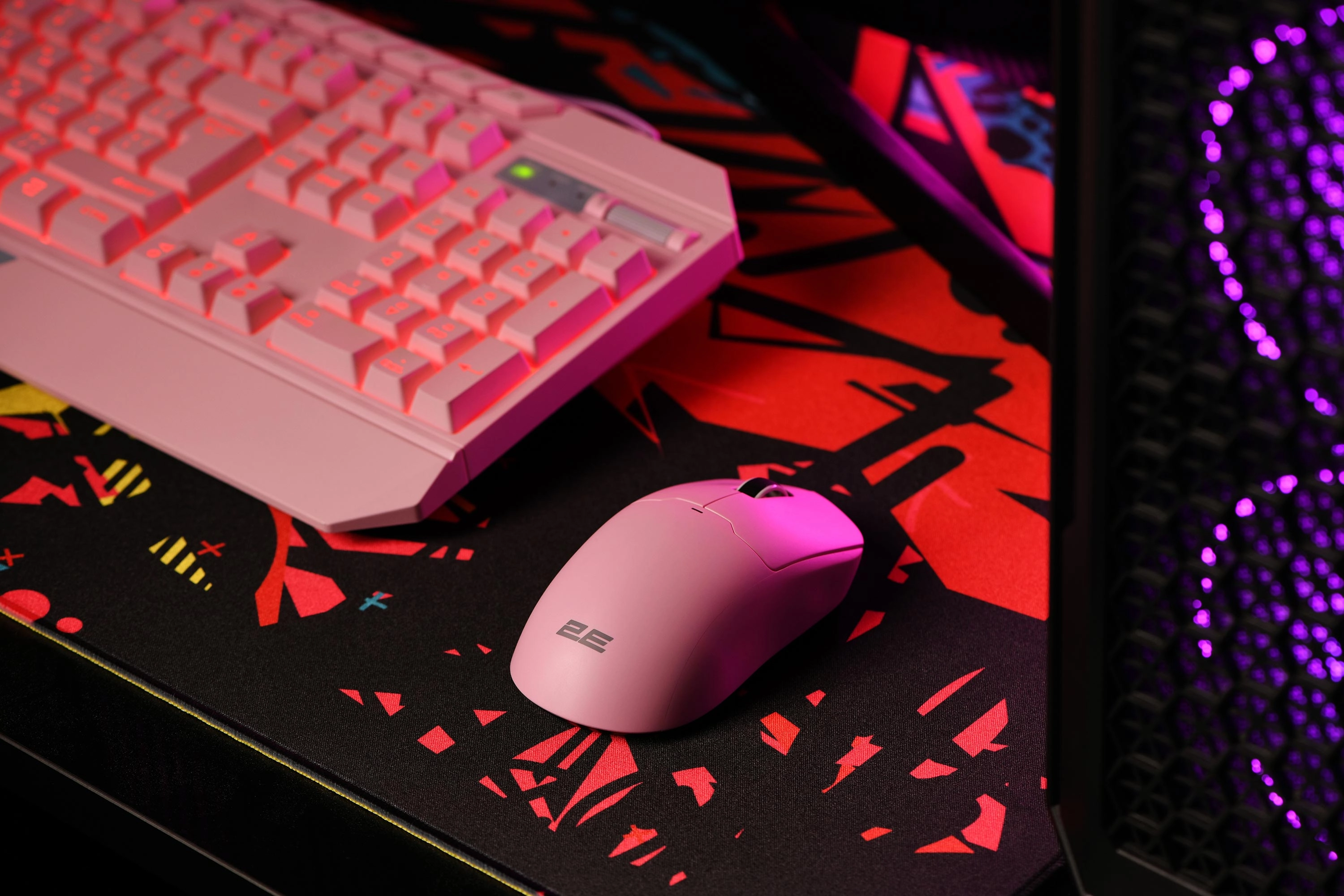 2E GAMING MG355 WL, RGB, USB-A/WL sichqonchasi pushti narxi