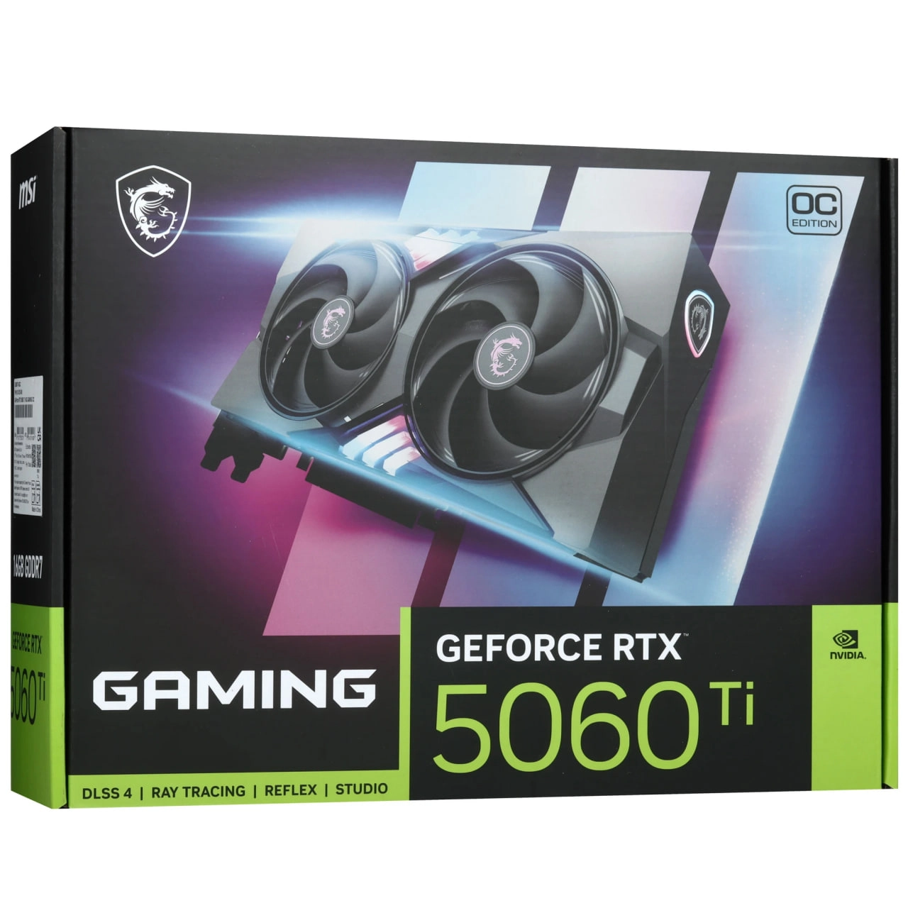 Видеокарта MSI - 16GB GeForce RTX5060Ti Gaming OC цена