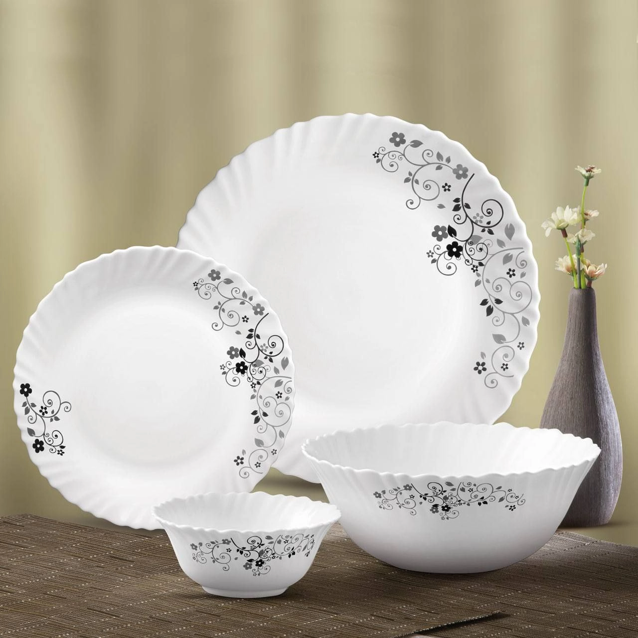 Столовый сервиз Diva La Opala Mystrio Black 50 предметов купить