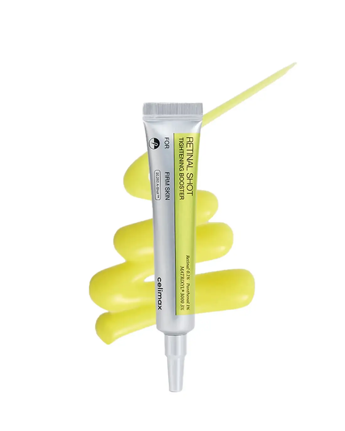 Retinal va mikroignalar bilan terini taranglashtiruvchi buoster-krem Celimax Retinal Shot Tightening Booster arzon