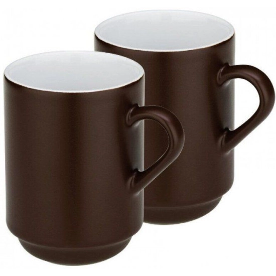 KELA Mattia 300 мл piyolalar to'plami, 2 dona, jigarrang 12758 sotib olish