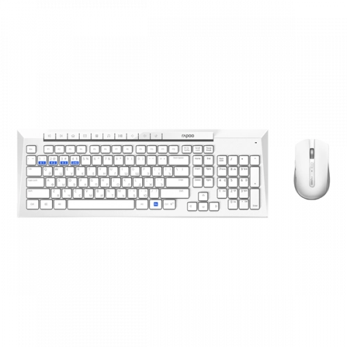 Rapoo 8200M White Wireless klaviatura va sichqonchasi sotib olish