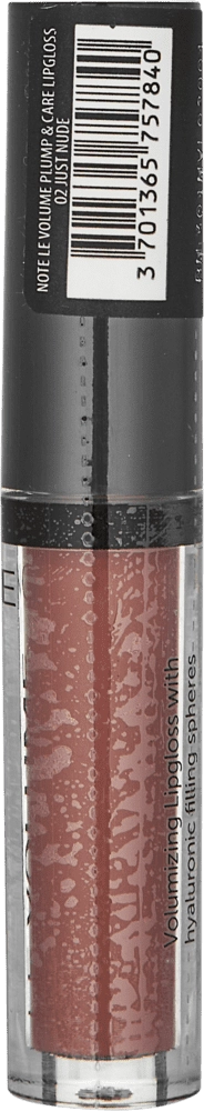 Блеск для губ NOTE LE VOLUME PLUMP & CARE LIPGLOSS 02 рассрочка