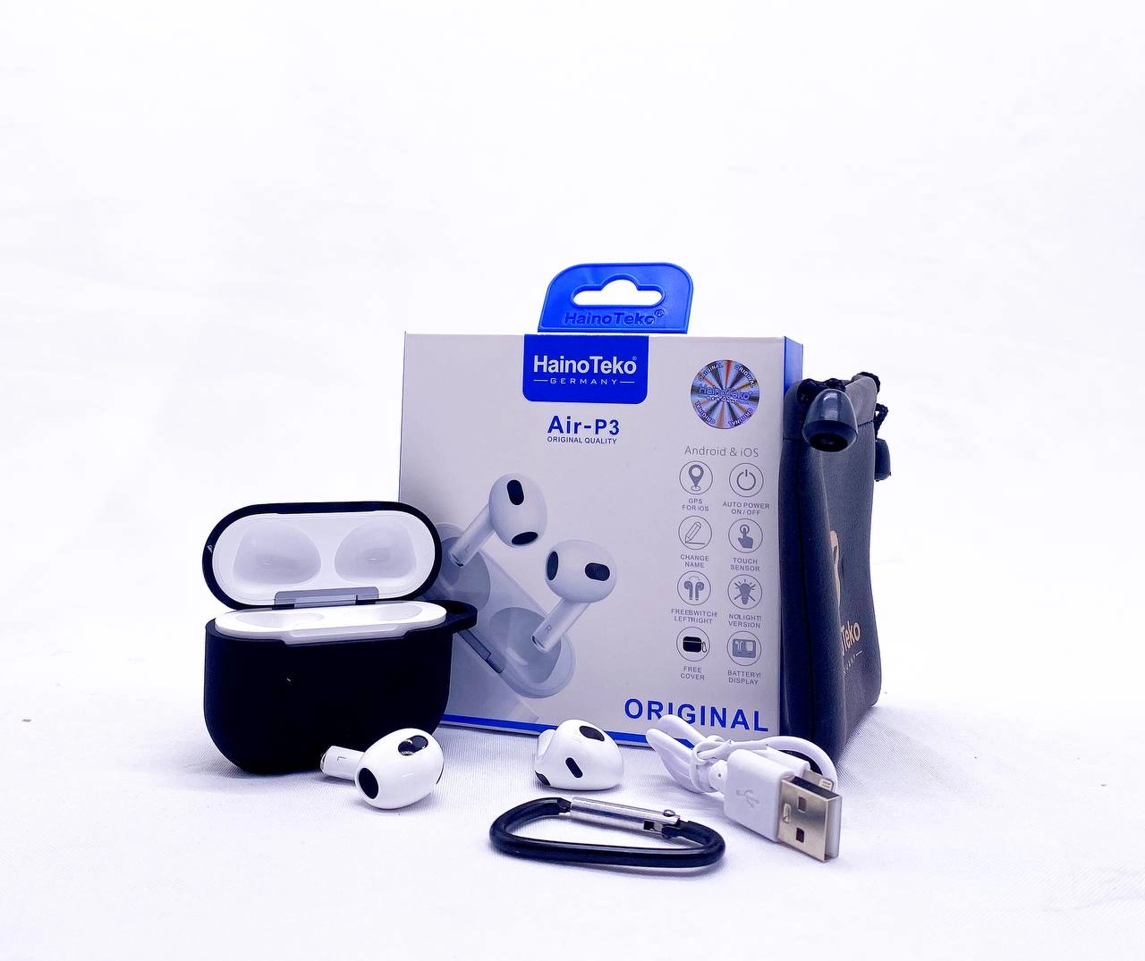 Беспроводные наушники Haino Teko P3 белый онлайн
